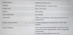 Multifunctional Laser Measure