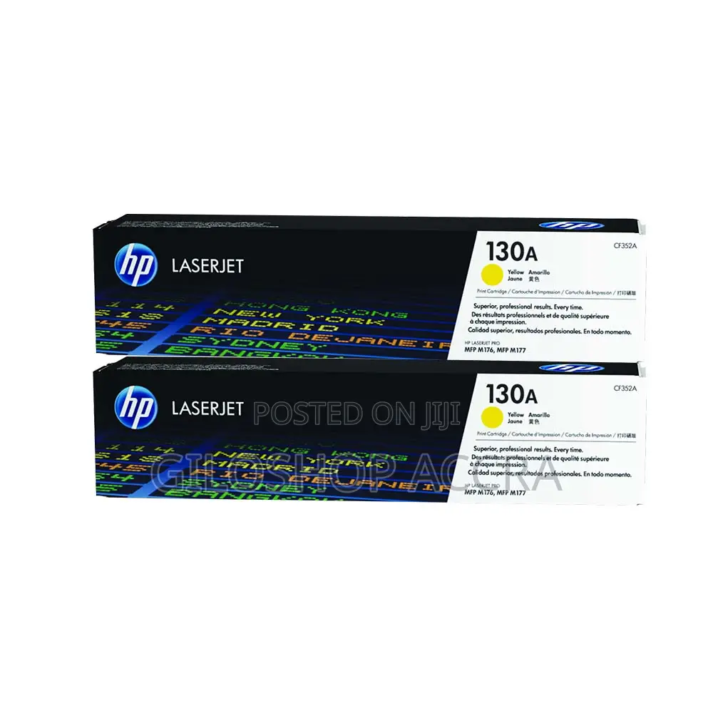 Hp 130a Yellow Original Laserjet Toner Cartridge, Cf352a