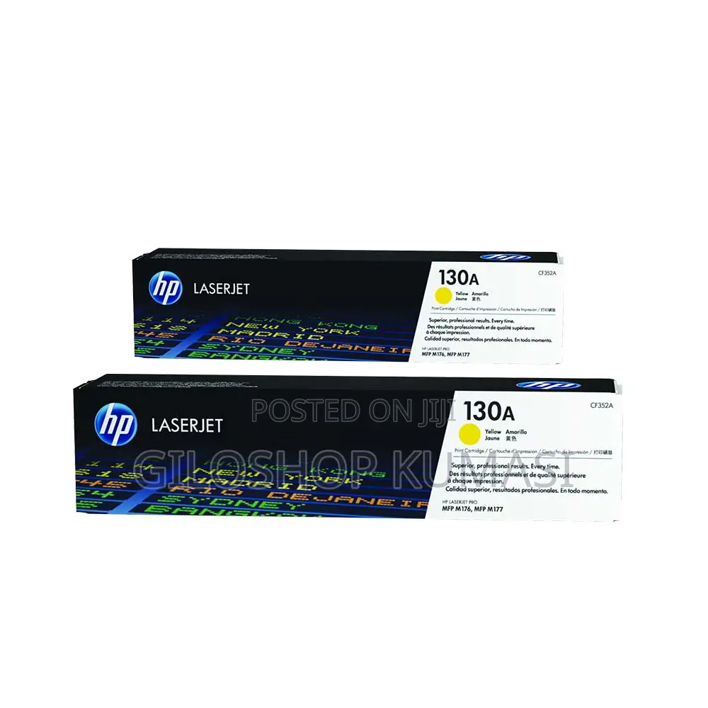 HP 130A Yellow Original Laserjet Toner Cartridge, CF352A Vi