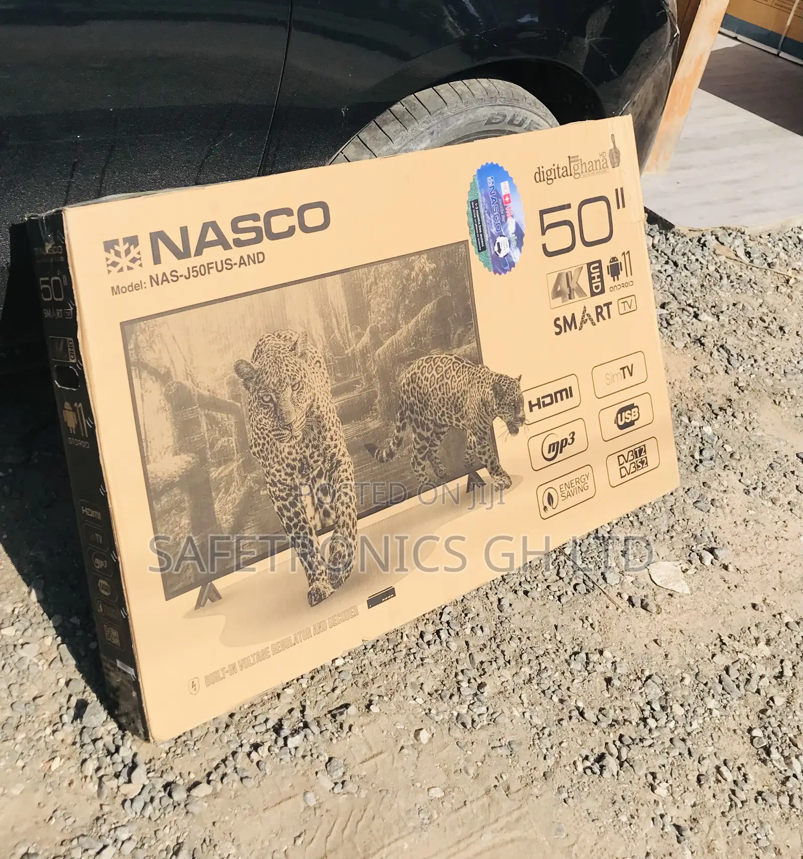 Real Smart ~<> Nasco Sleek 50 Inch Led UHD Tv 