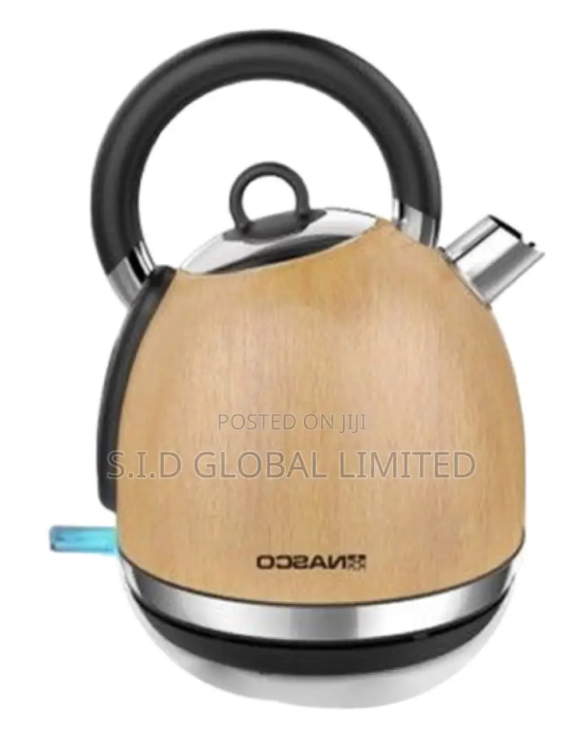 Boil Water Protection Nasco1.7ltr Kettle With Wooden Coating