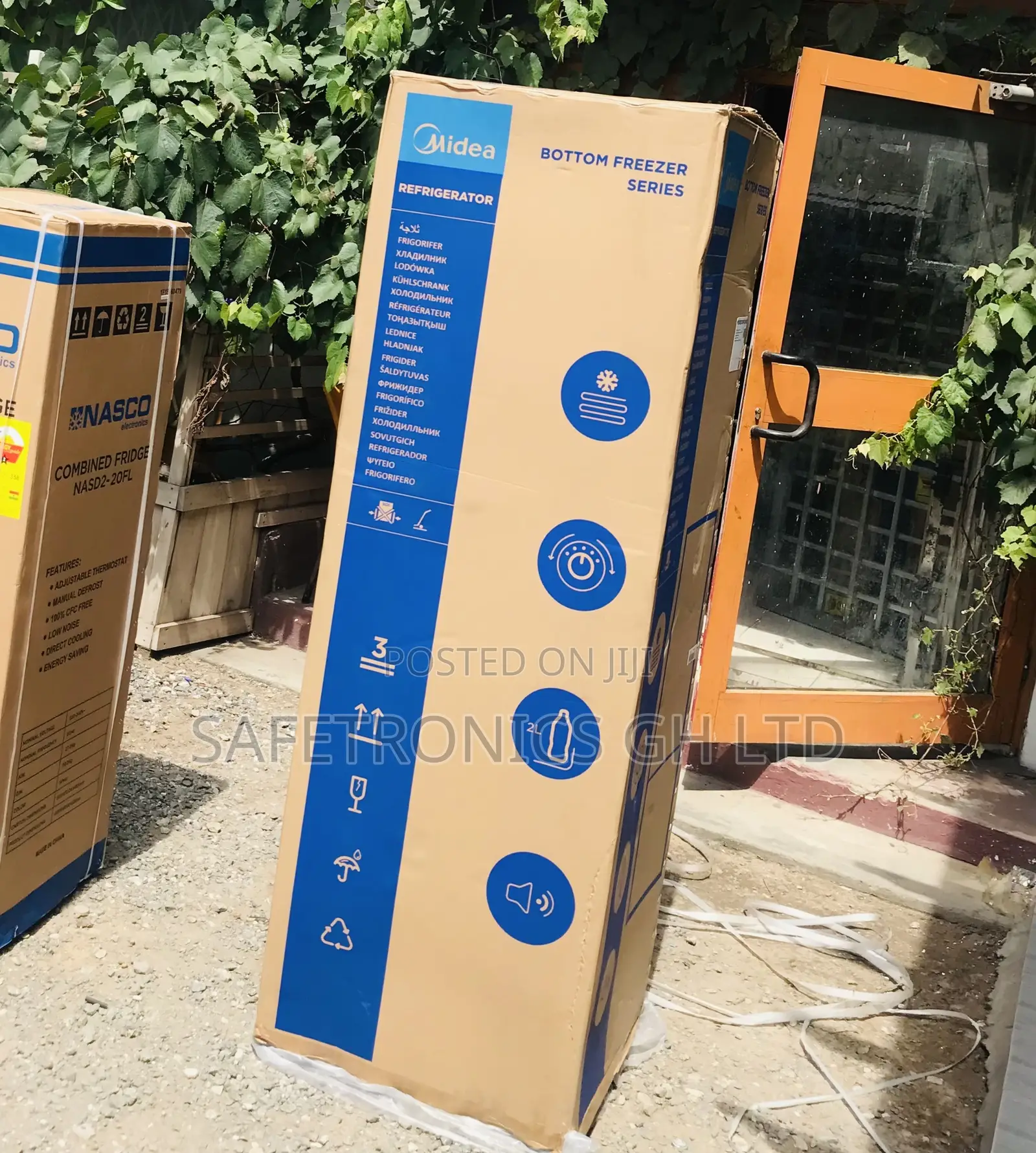 Buy ~~< Perfect Midea Bottom Mount 262 Liters Fridge 