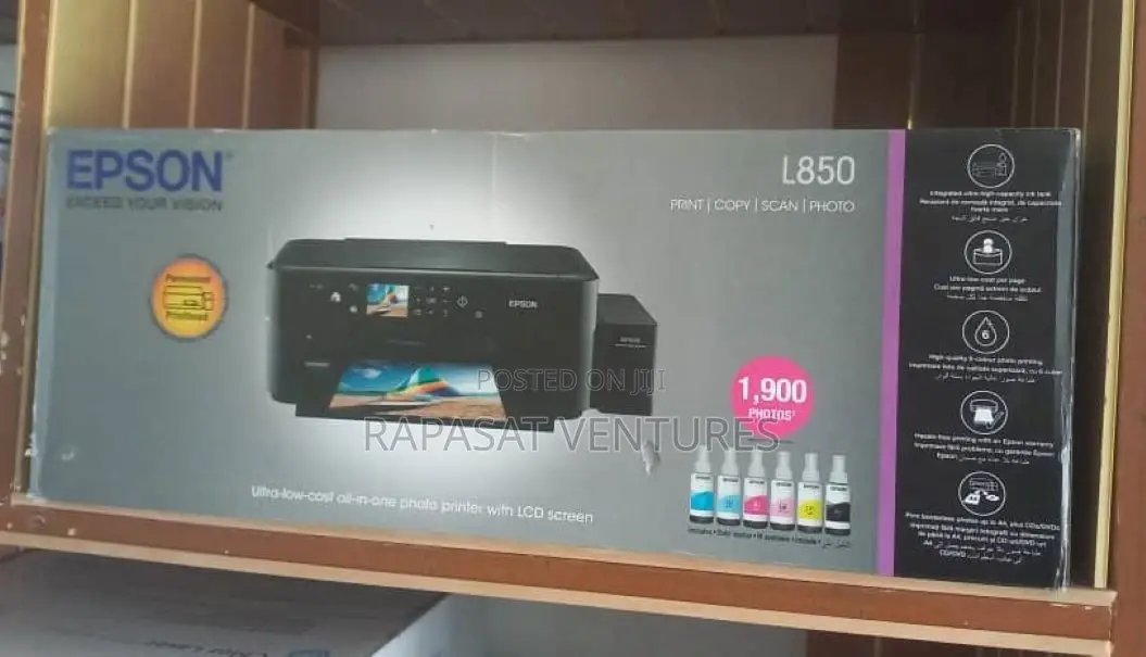 Epson Ecotank L850 A4 Multi-function 6-colour Photo Ink Tank