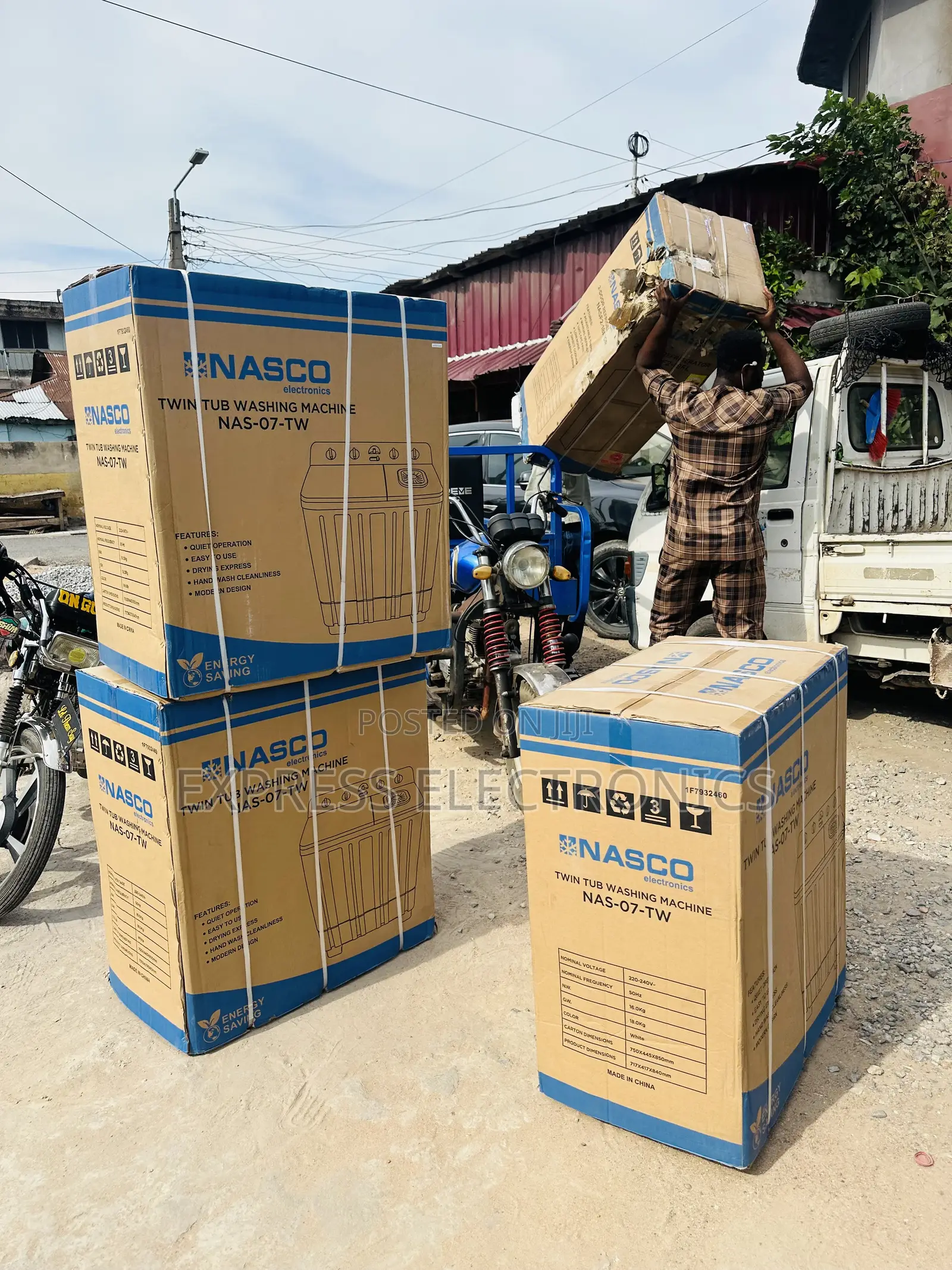 Big Capacity Washing Machine 7kg Nasco Topload