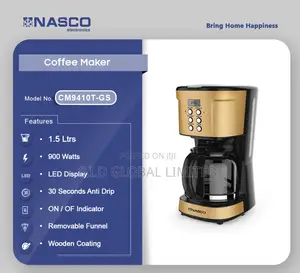Excellent Nasco 900watt Coffee Maker Cm9410t-Gs