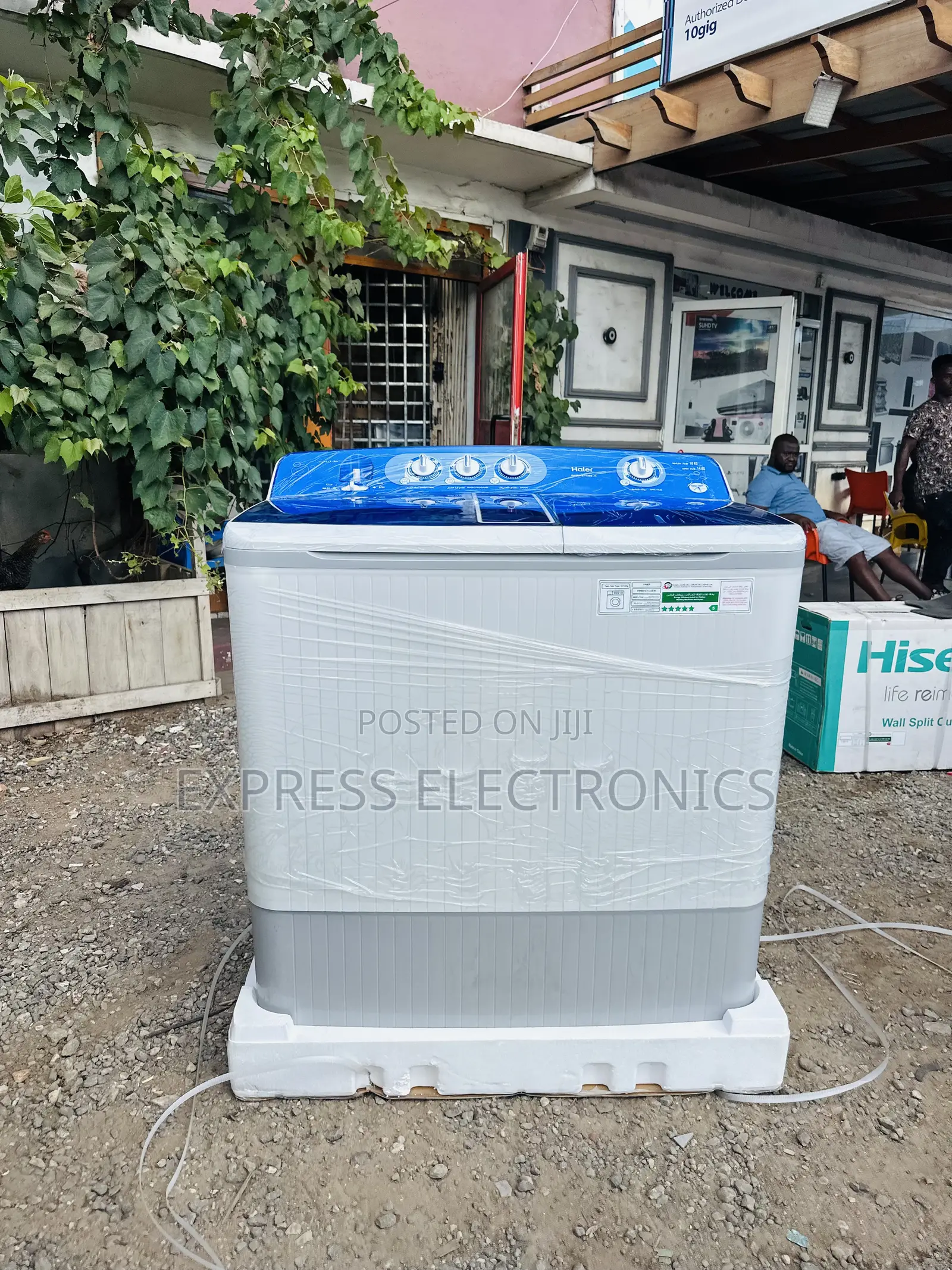 Fast Dewatering Twintub Haier 18kg Topload