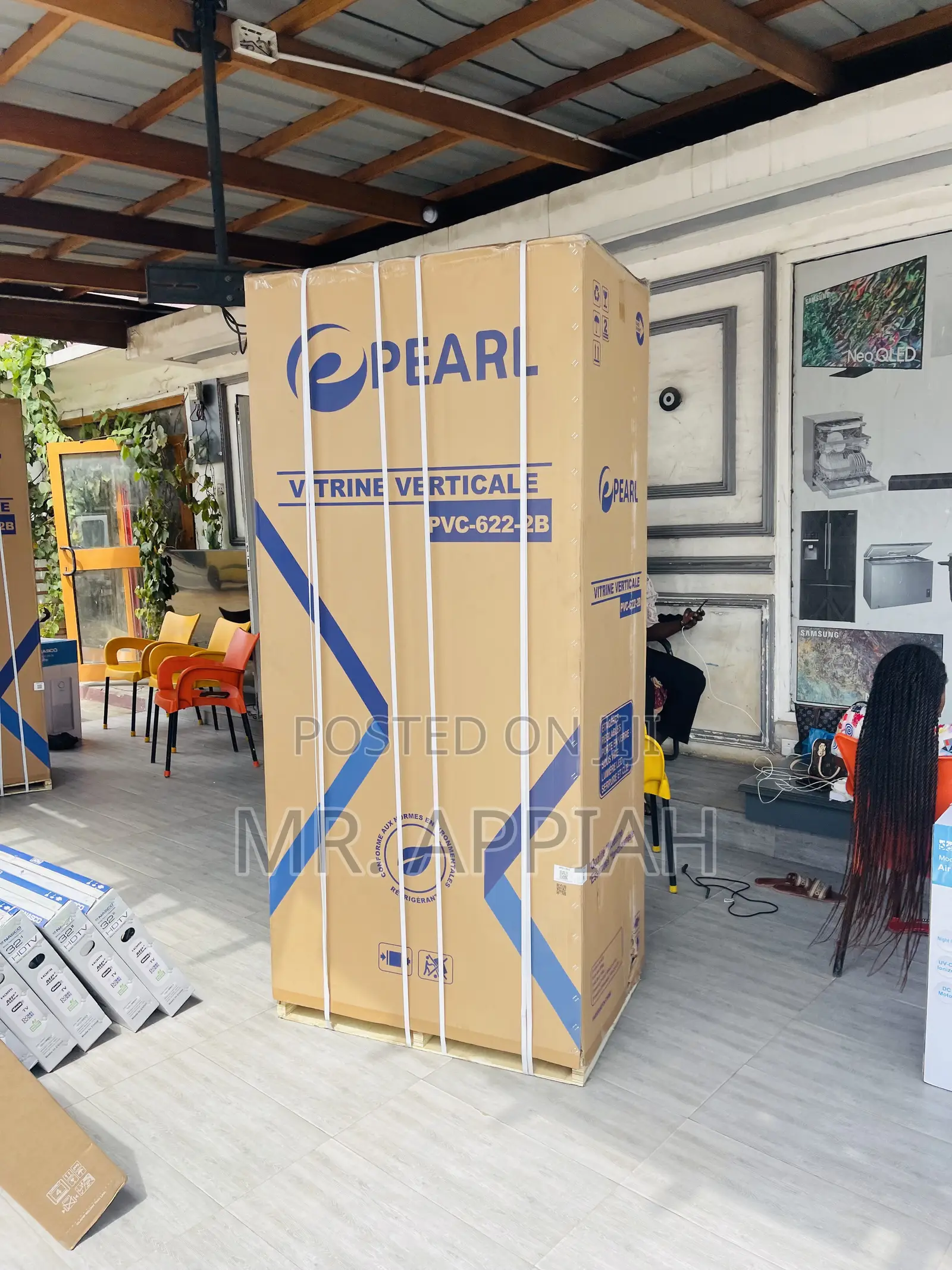 Order Pearl PVC-622-2b 2 Door Electric Display Fridge.