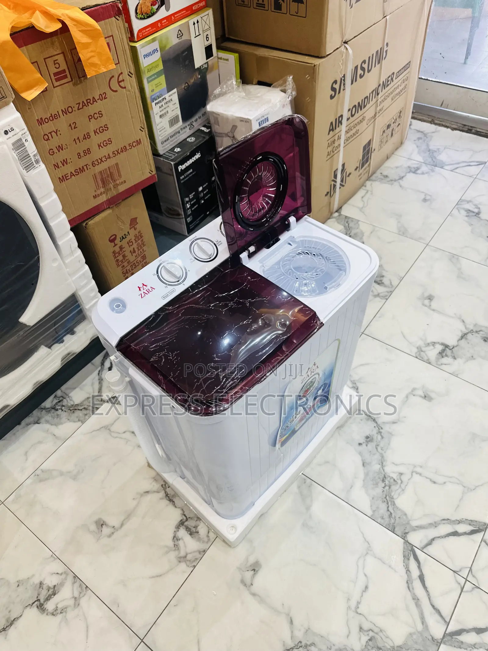 Rust Free Body 5kg Topload Zara White