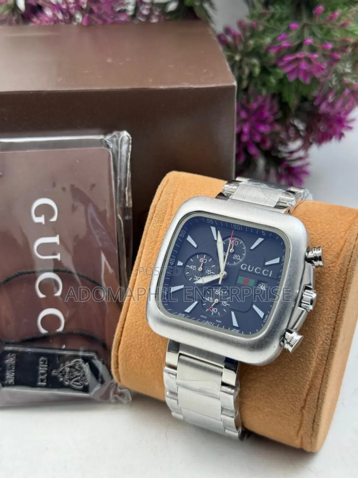 Anti-Fade GUCCI Chronograph Watch