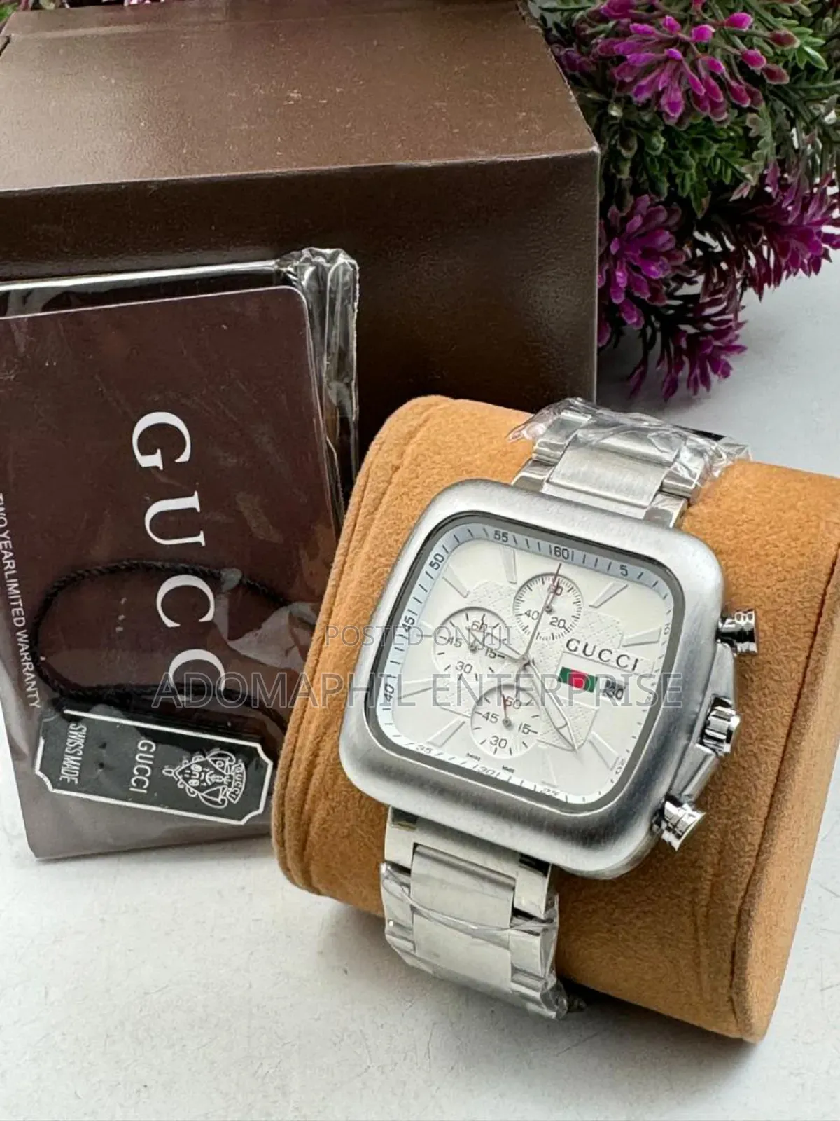 Anti-Fade GUCCI Chronograph Watch