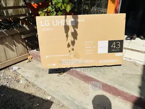 Slim and Sleek UHD Smart LG 43” UR73 2023 Model. Slim.