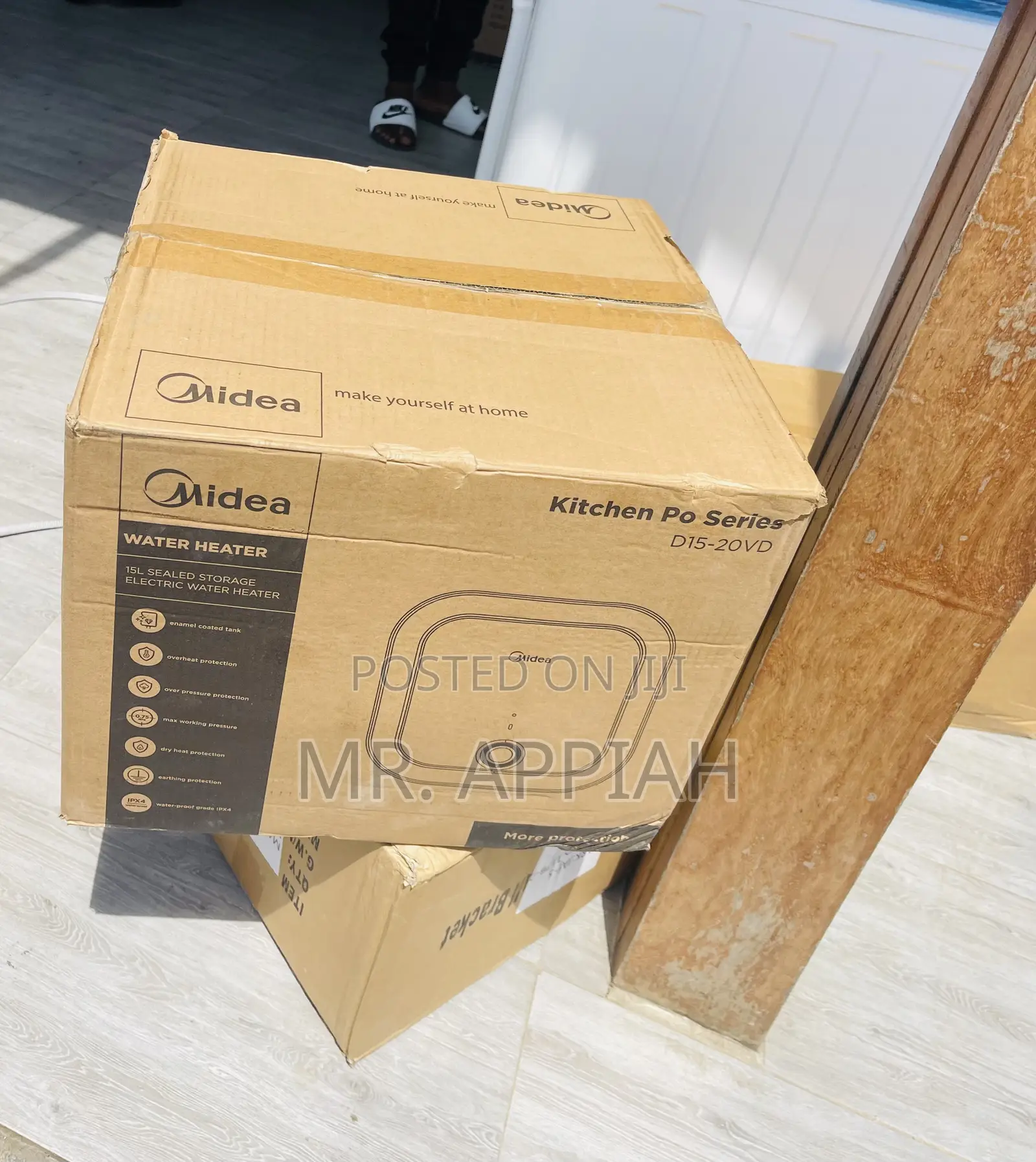 Newest Midea 12ltr Electric Water Heater(Black(.