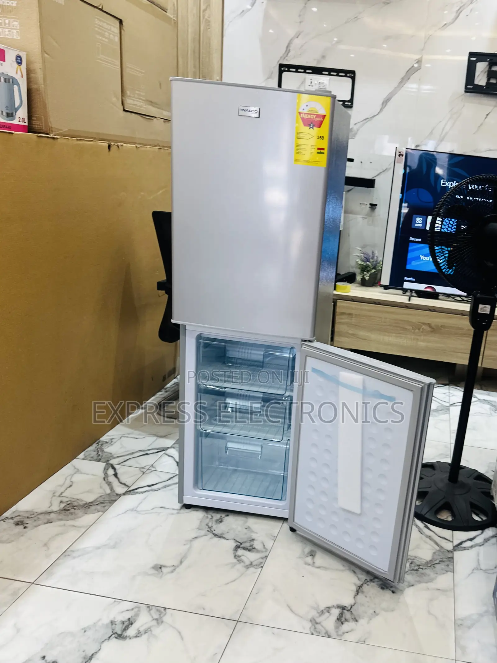 Anti Rust Free Body Double Door Fridge Nasco Nasd-20fl.