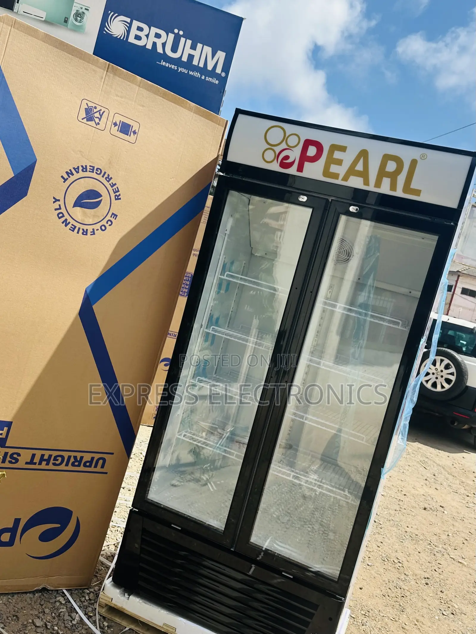 Full Automatic Display Display Double Door Pearl PVC-622-2b