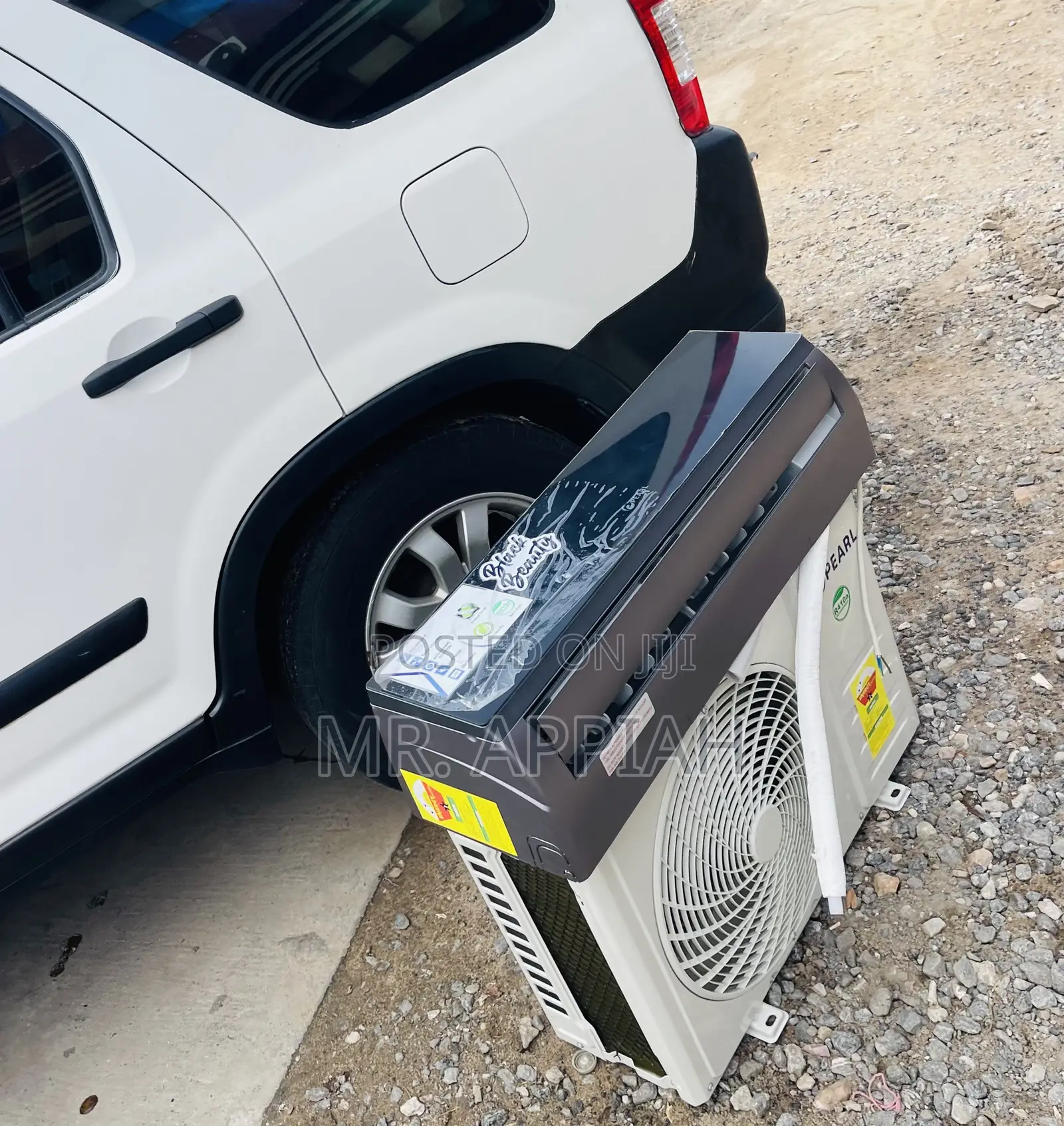 Shop Pearl 1.5hp Non Inverter Electric Ac(Black)R410.