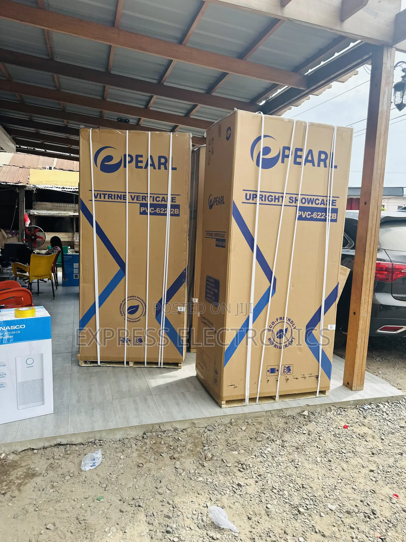 Pearl Double Door Display Fridge Space-622-2b