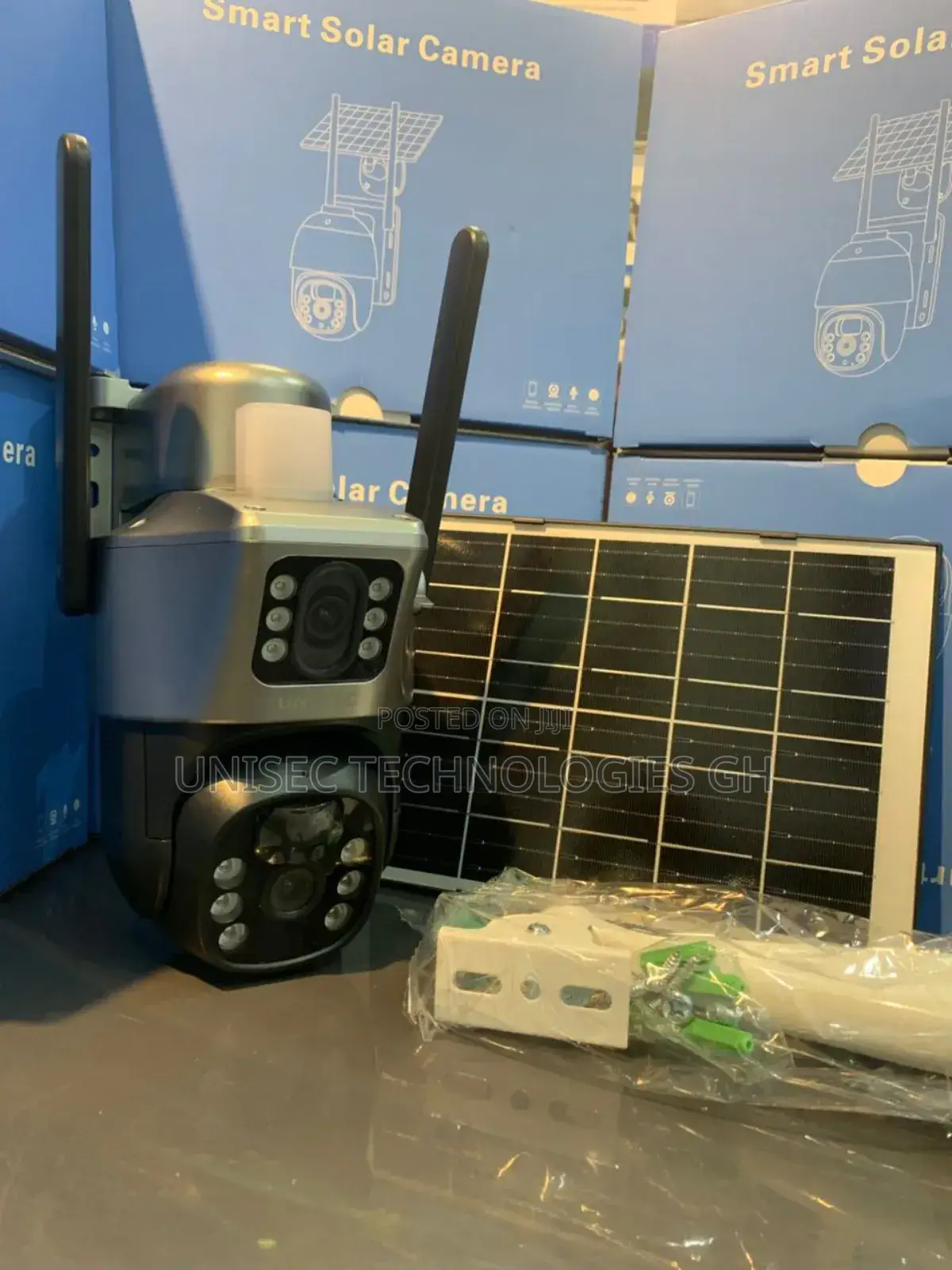 Two Lens 4g Solar Camera Eu
