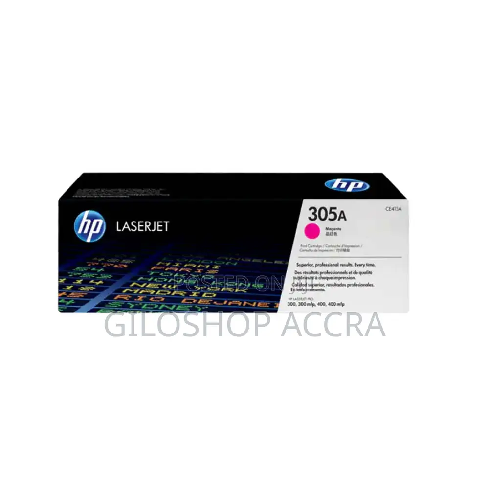 HP 305A Magenta Original Laserjet Toner Cartridge, CE413A