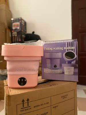Foldable Mini Washing Machine (Pink)