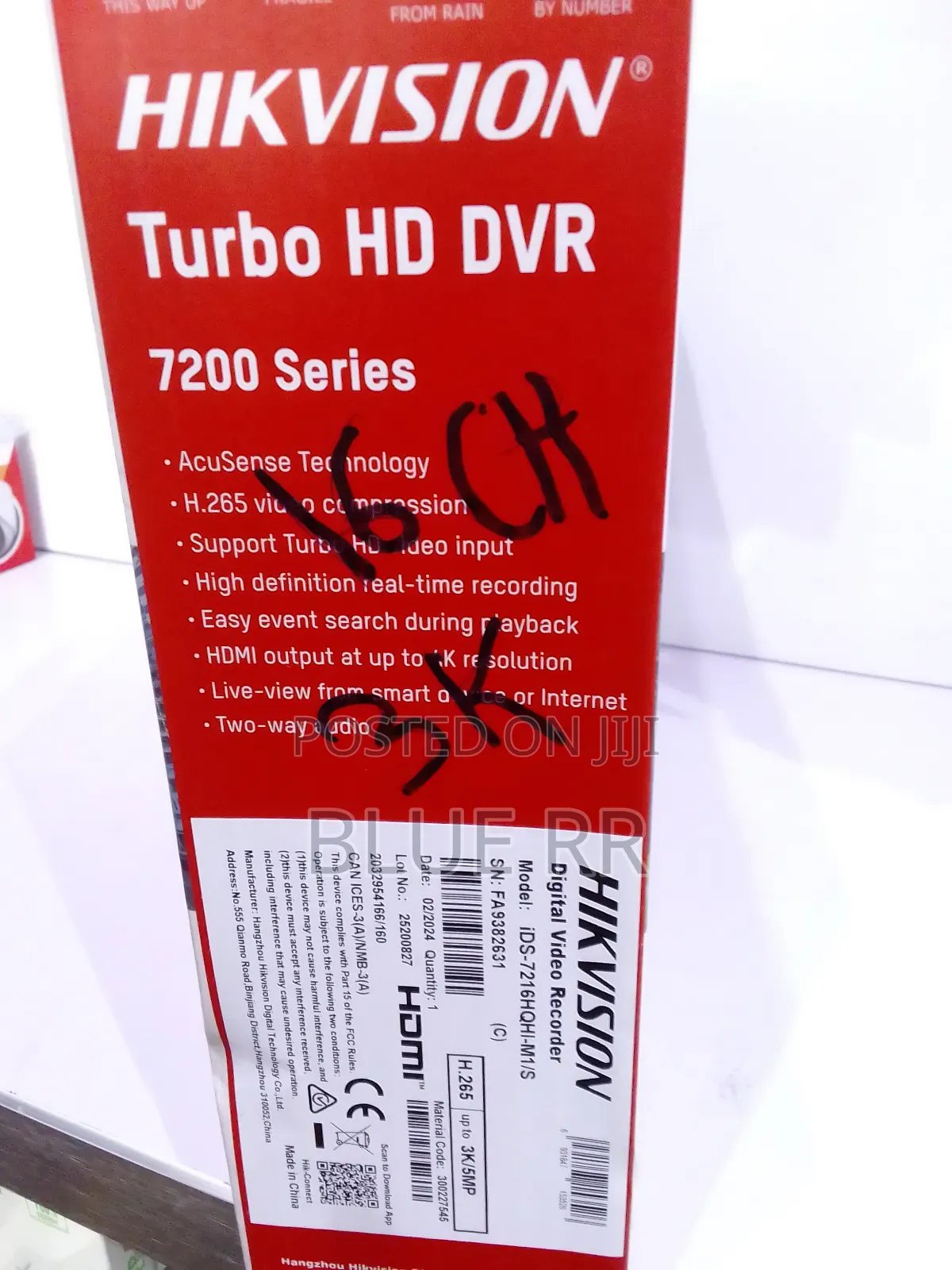 16ch /5mp Digital Video Recorder