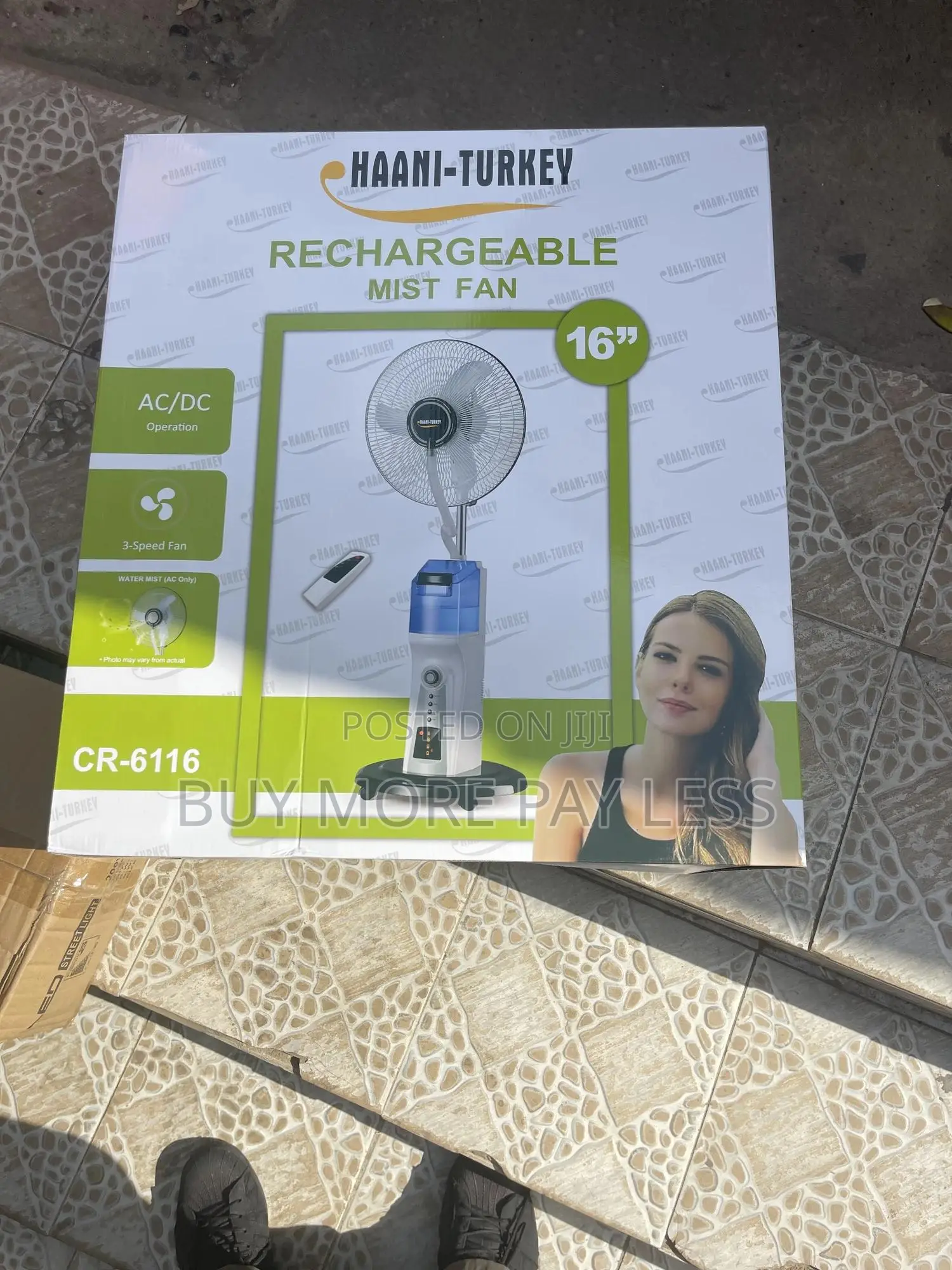 Rechargeable Mist Fan