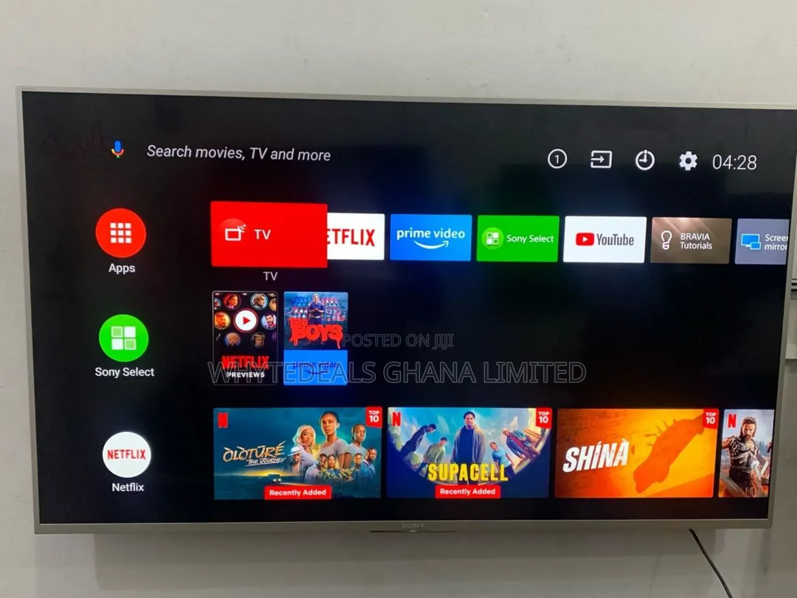 Sony A8H 55-Inch Tv: Bravia Oled Ultra HD Smart TV 2024