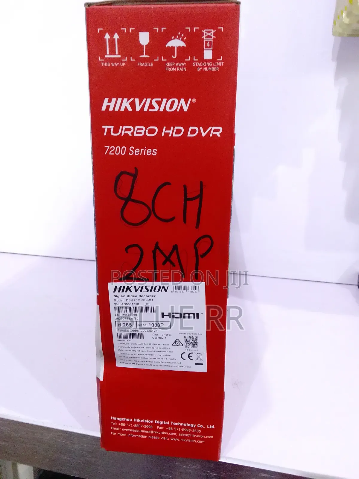 8ch 2mp Digital Video Recorder