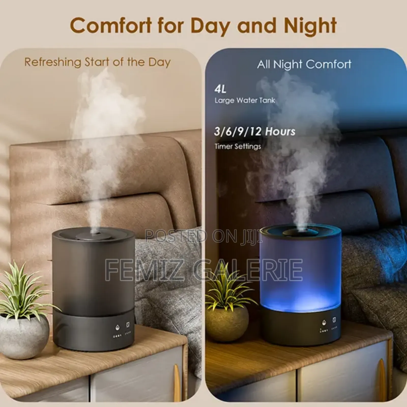 Oraimo Smart Humidifier Aura 4l Plus Essential Oil ×2