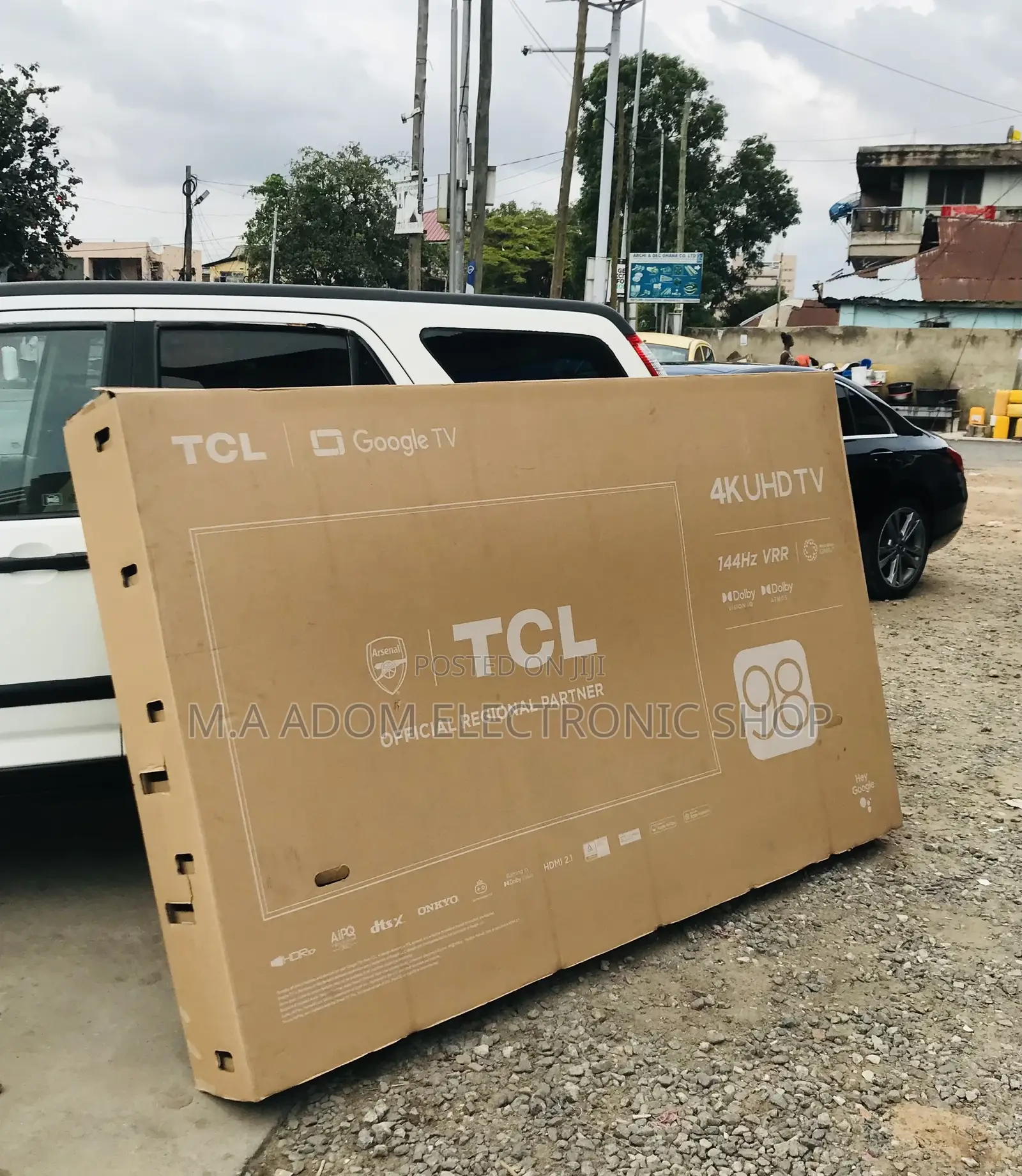 Sealed in Box TCL 98P745 98 Inch Smart Android Tv.