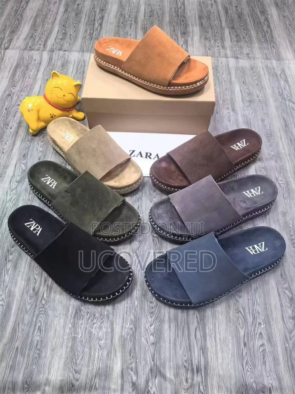 Zara Suede Unisex Slippers