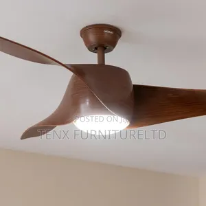 Wooden Ceiling Fan With Led Light