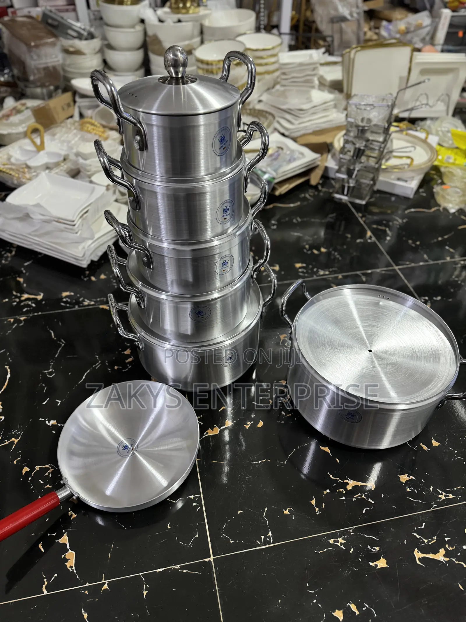 Aluminum Cookware Set With Frying Pan
