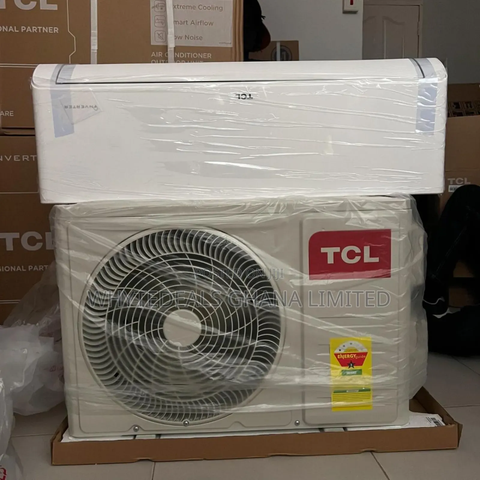 {5-Years Warranty}Tcl 2.5hp Inverter Split Airconditioner AC