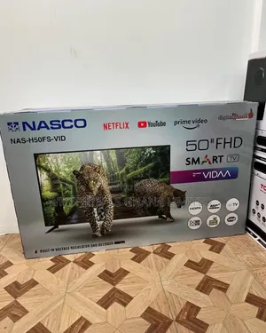 Nasco 50" Wi-fi Smart Android Frameless HDR Bluetooth LED TV