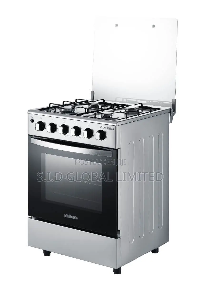 Embrace Proper MIDEA-4-BURNER-GAS-COOKER-SILVER