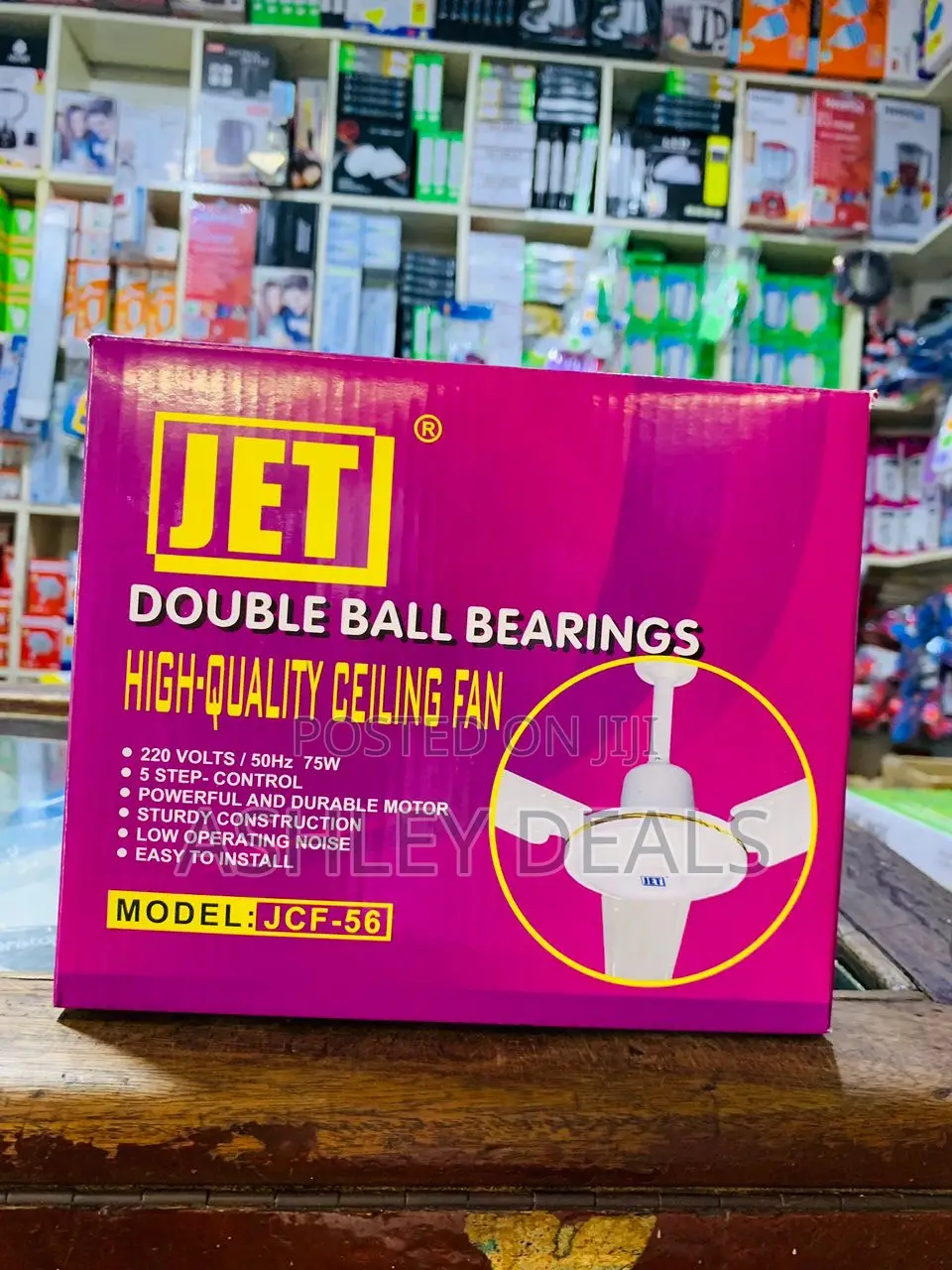 Jet-High Quality Double Bearing Ceiling Fan