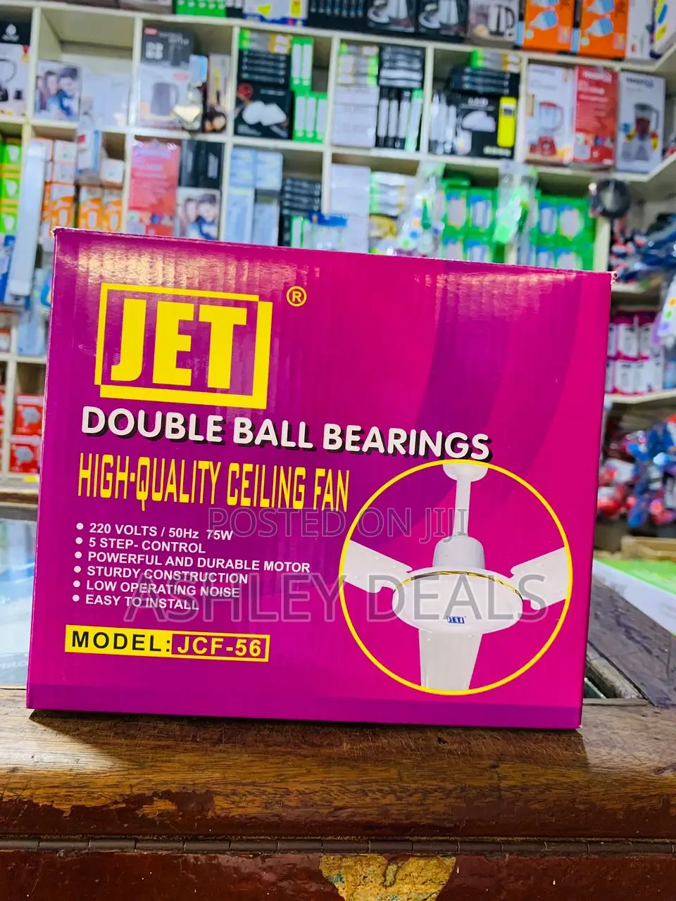 Jet-High Quality Double Bearing Ceiling Fan