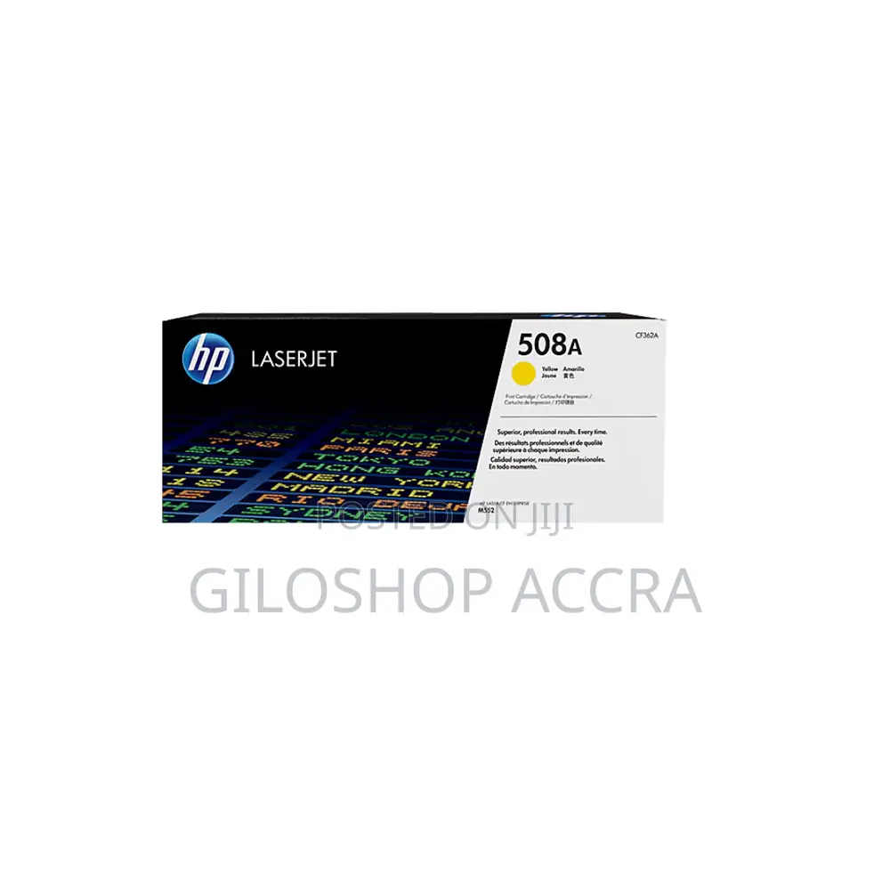 Hp 508a Yellow Original Laserjet Toner Cartridge, Cf362a