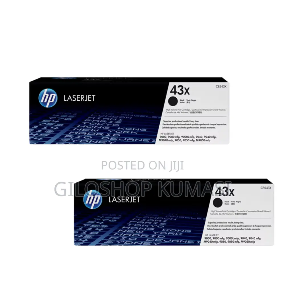 HP 43X High Yield Black Original Laserjet Toner Cartridge