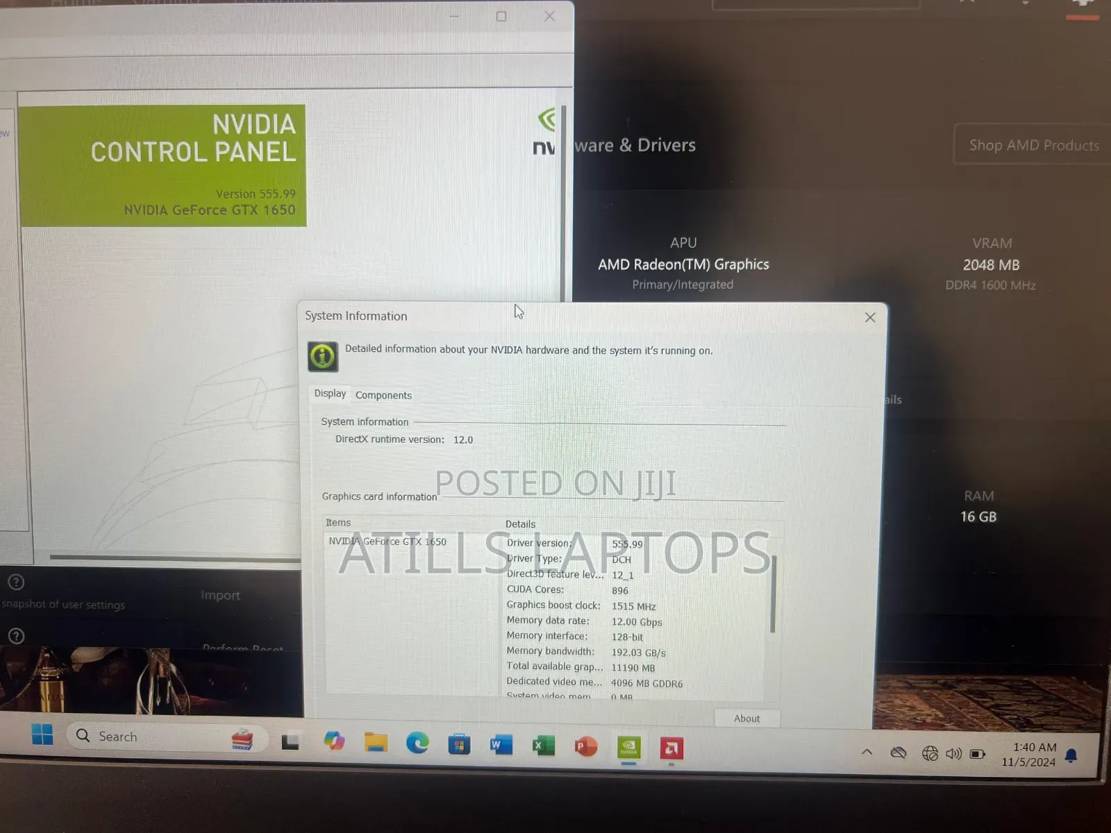 Laptop Lenovo Ideapad Gaming 3 16GB AMD Ryzen 5 SSD 512GB