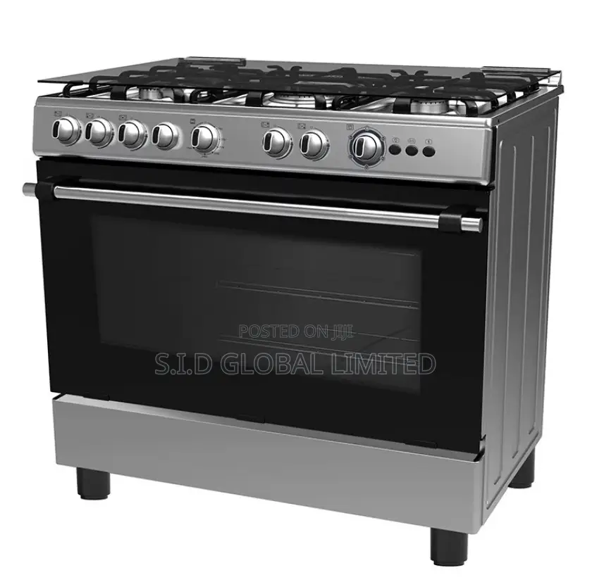 One Burn at a Time With Midea 5 Burner Gas Cooker With Grill