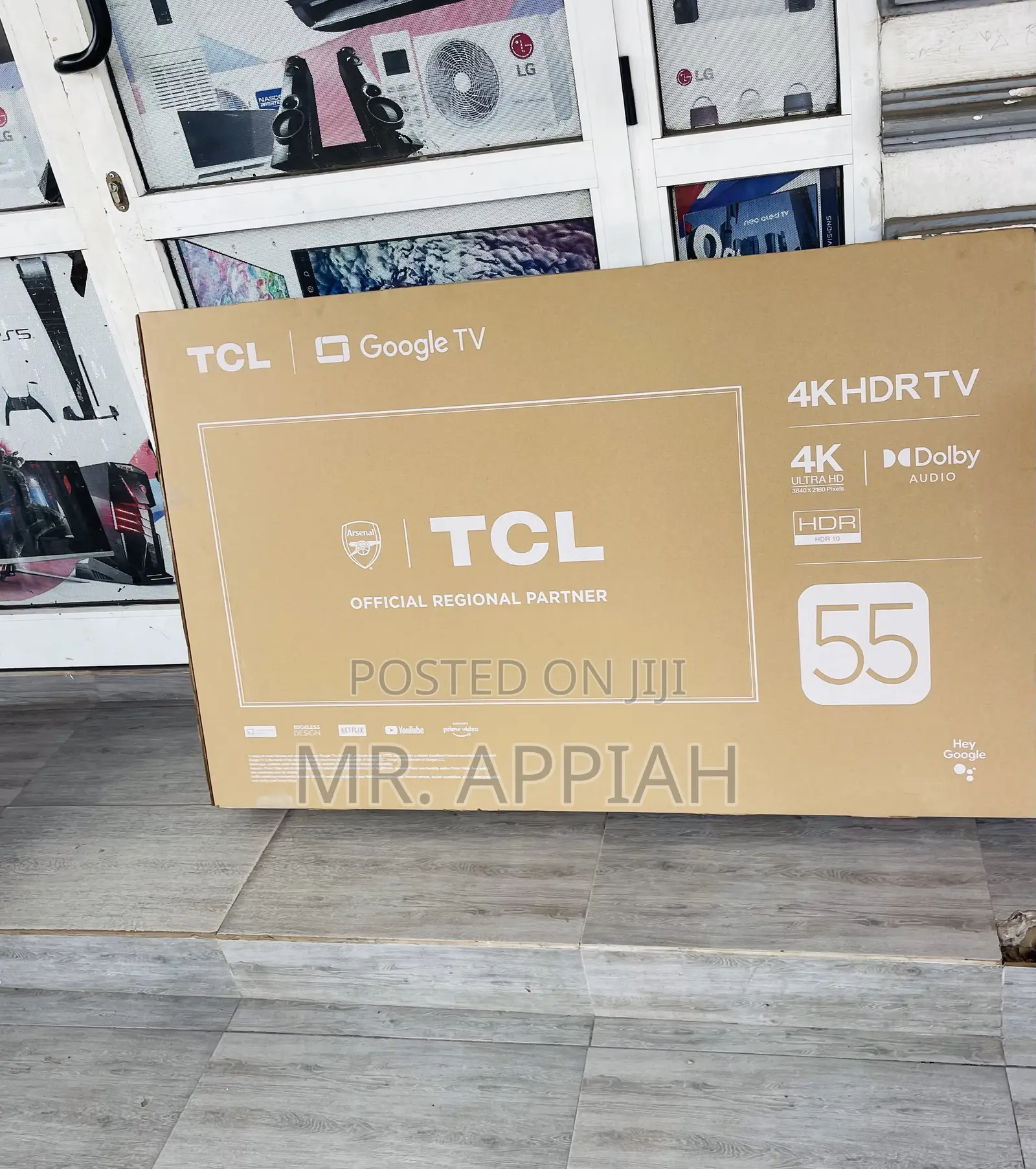 Fresh in Box TCL 55p63555” HDR Smart Electric Television