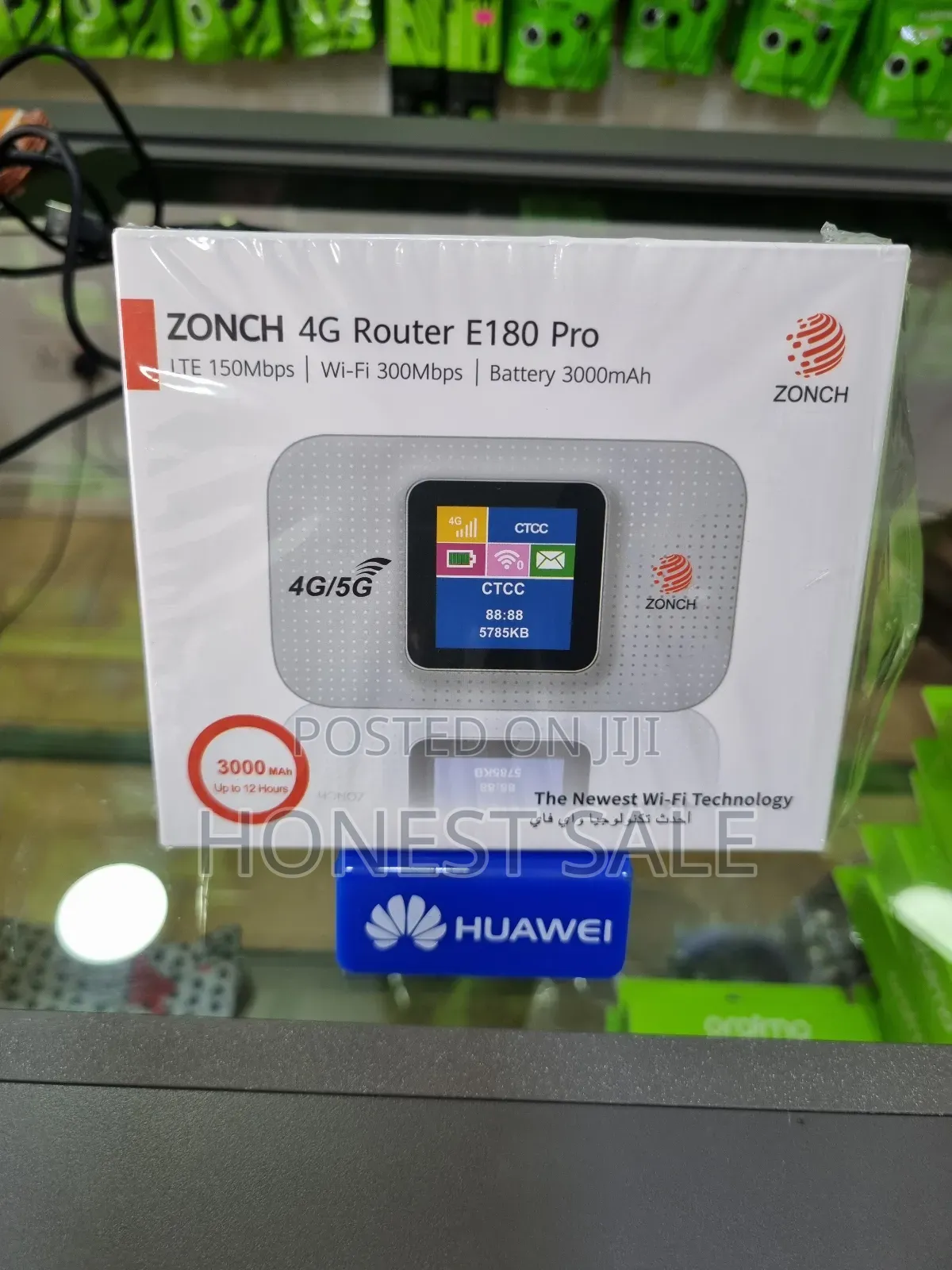 ZONCH 4g/5g Mobile Wifi LCD Pocket Router