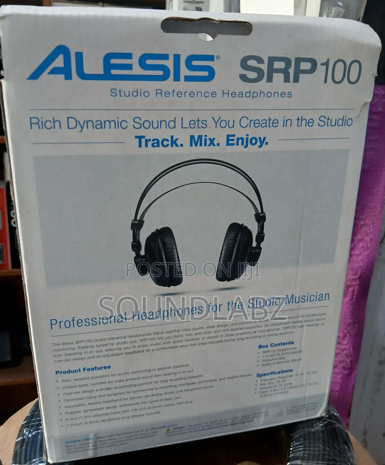 Alesis SRP100 - Over-Ear Studio Reference Headphones