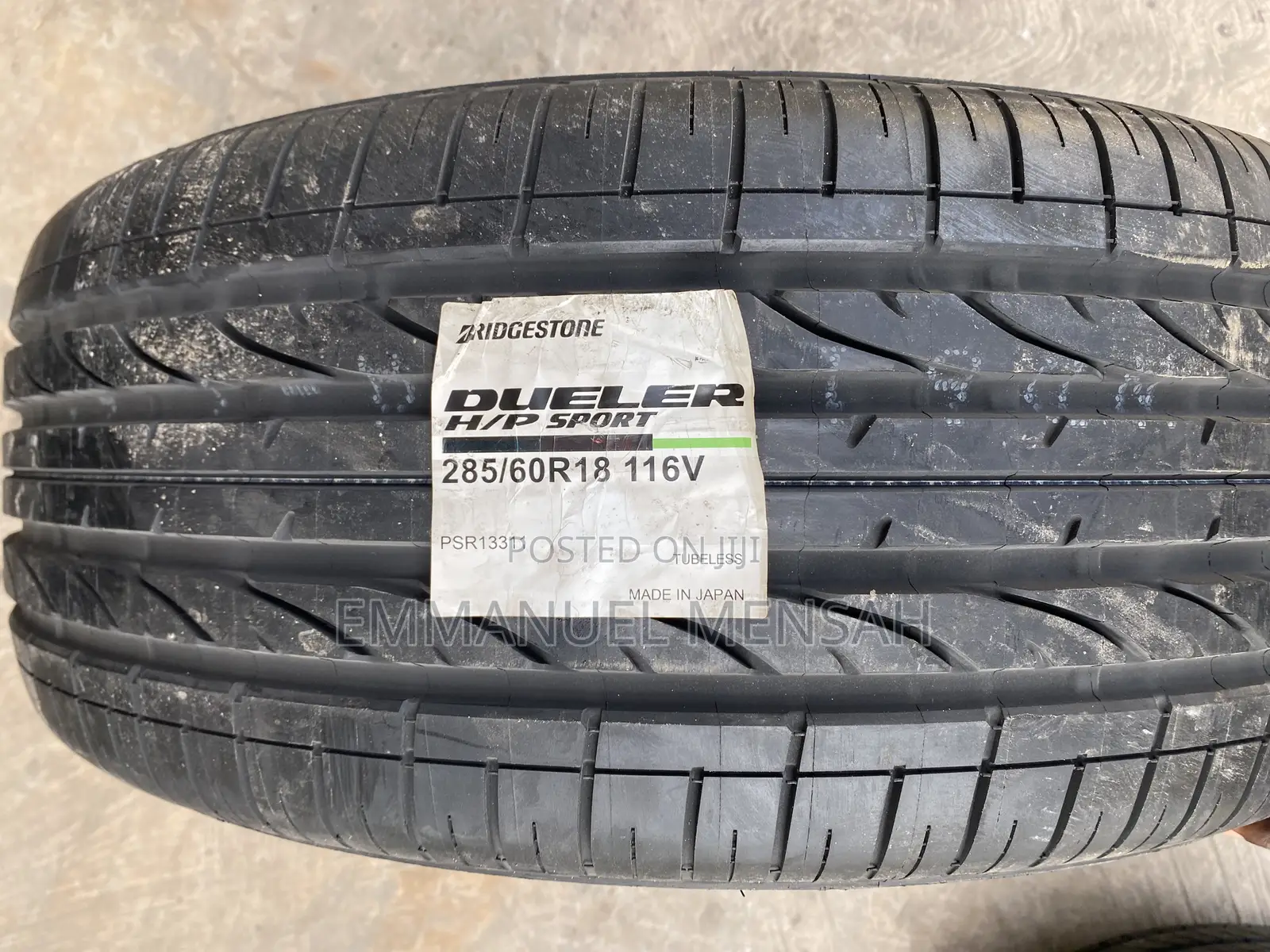 285/60r18 Bridgestone Dueler H/P Sport Tire