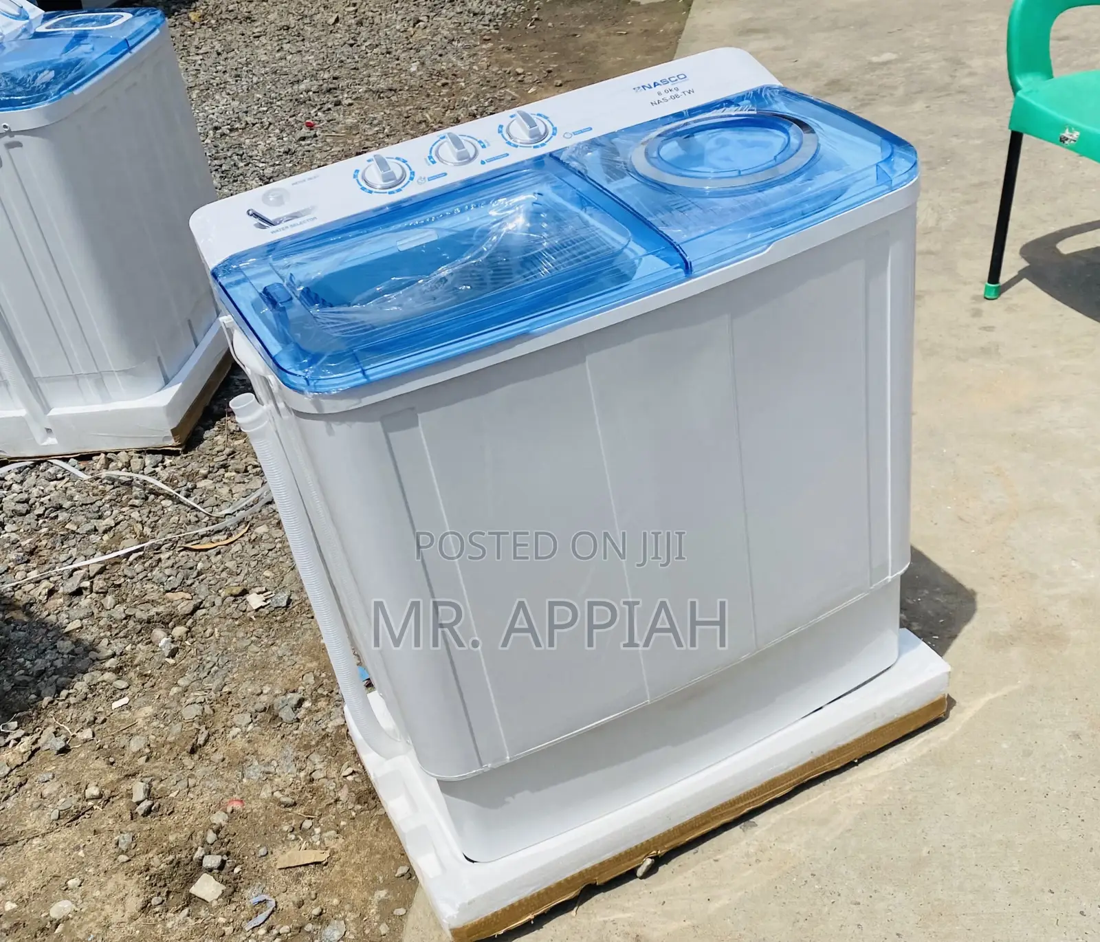 Semiautomatic Nasco 7kg Semiauto Electric Washing Machine.