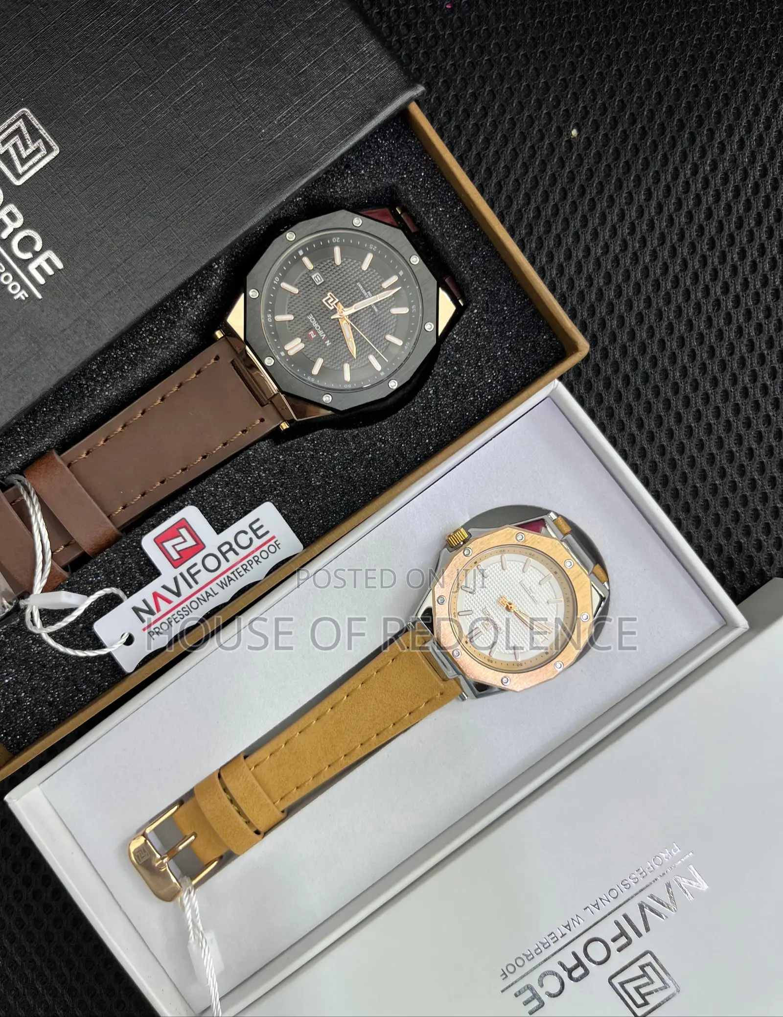 Quality Naviforce Couple Watch (Both - 750 Single - 450)