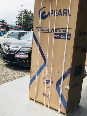 Fast Cooling ~<< Glass Door 2 PVC-622-2b Pearl Fridge 