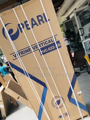 Elegant Unique 2 Doors Pearl PVC-622 Glass Fridge