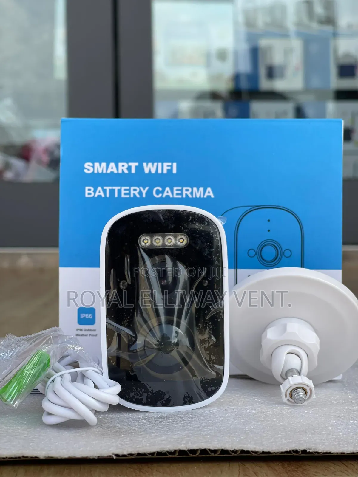 5mp Wi-Fi Camera Rechargeable Battery Lasts 1 Month
